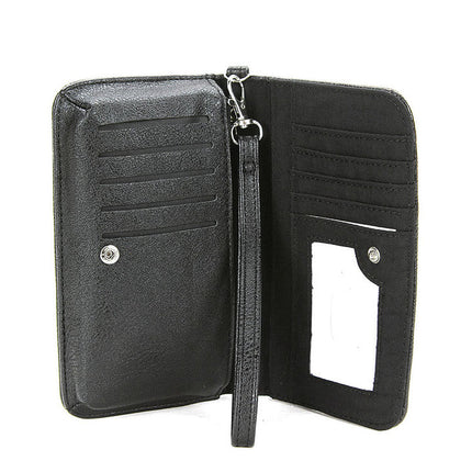 GLOW IN THE DARK SKELETON PARTS WALLET- Open Front View