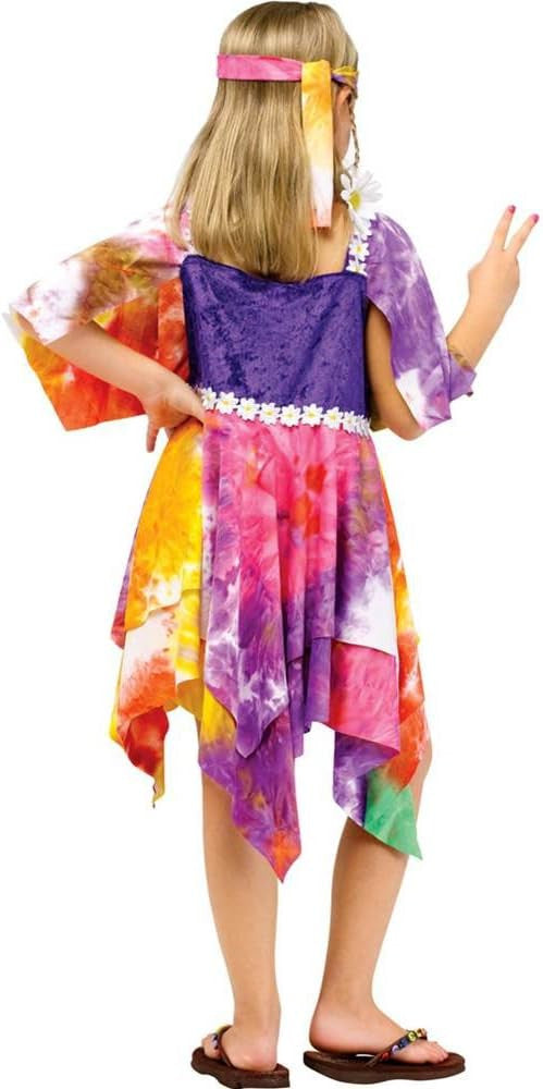 Tie Dye Hippie Child Costume