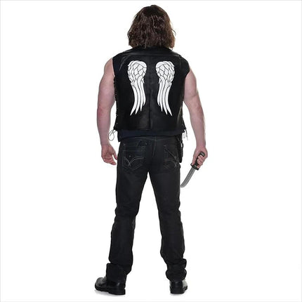 The Walking Dead- Daryl Dixon Biker Vest- back view
