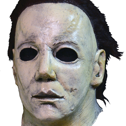 Left-side view of Michael Meyers mask