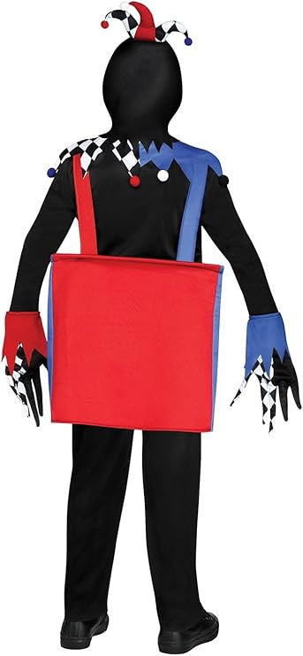 Freak in a Box Costume- back view