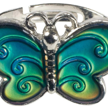 Cutie Mood Ring- butterfly style