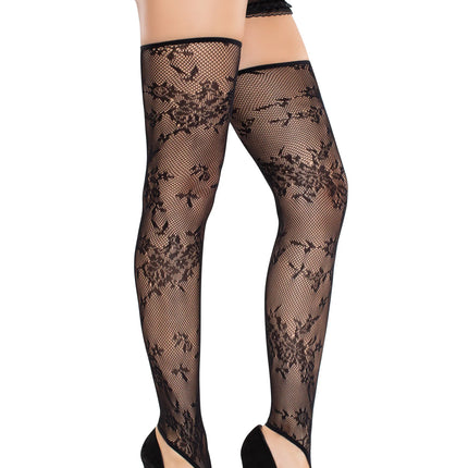 Floral Net Toe Loop TH