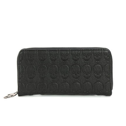 EMBOSSED SKULL WALLET- Front View