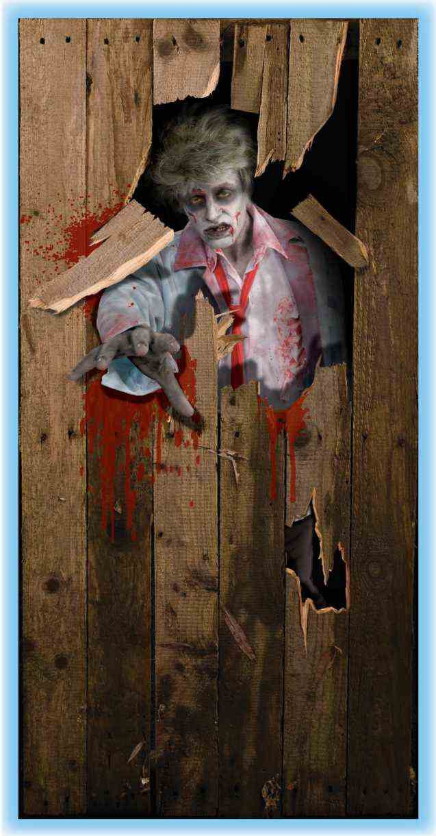 ZOMBIE DOOR COVER
