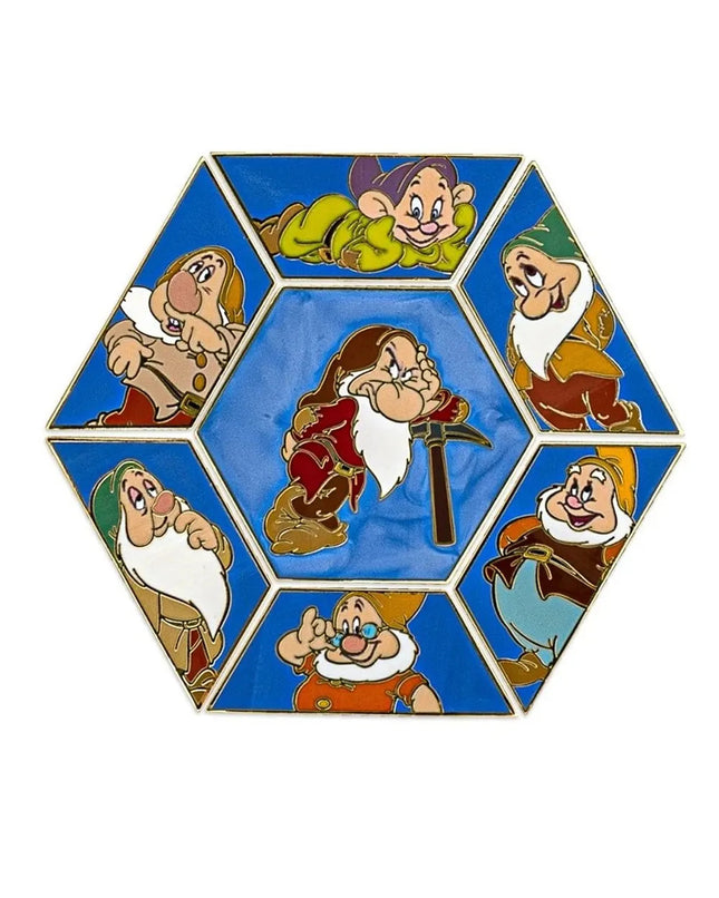 Seven Dwarfs Gem Blind Box Pins- all pins put together