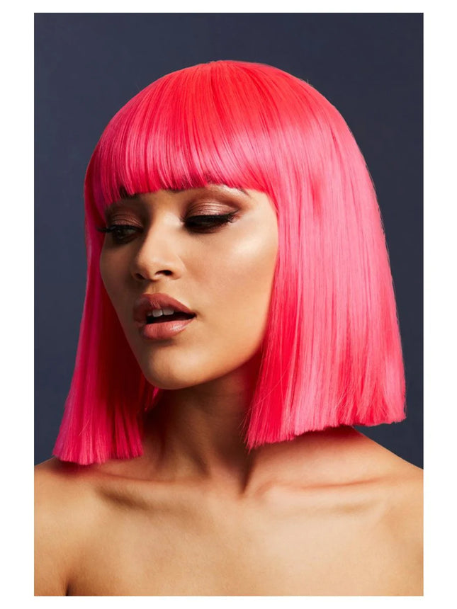 Neon Pink Lola Wig