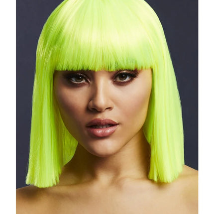 Neon Lime Lola Wig