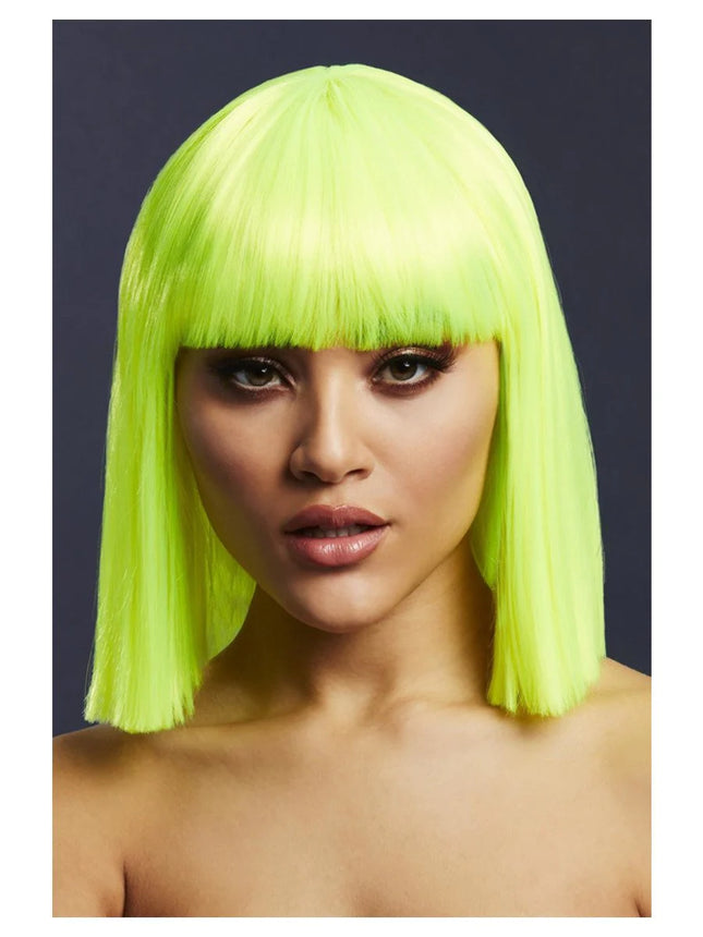 Neon Lime Lola Wig