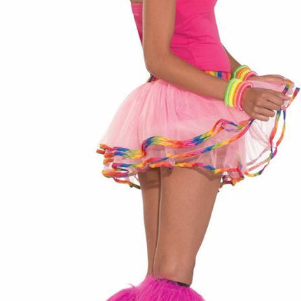 Rainbow Fur Leg Covers