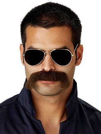 The Man Moustache Dk Brn