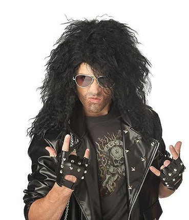 Heavy Metal Rocker BLK Wig