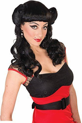 Retro Sadie Black Wig