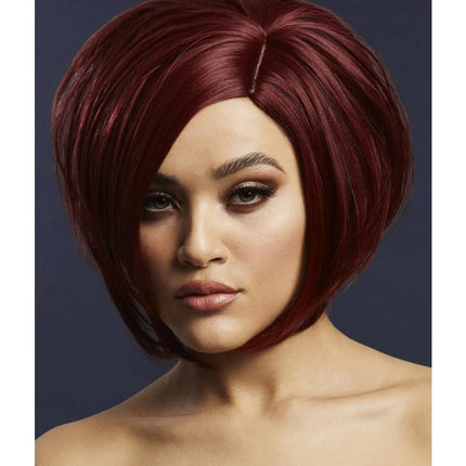 Deep Red Savanna Wig