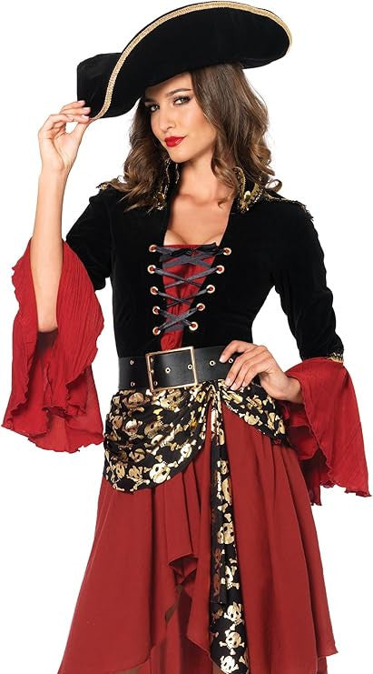 Cruel Seas Pirate Captain Costume- front view