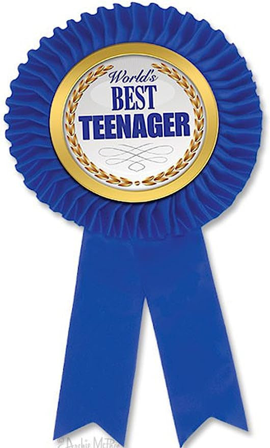 Best Teenager Award Ribbon- ribbon