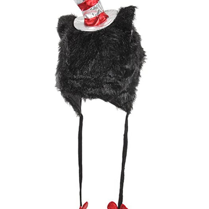 Dr. Seuss- Cat in The Hat Hoodie Hat- back view