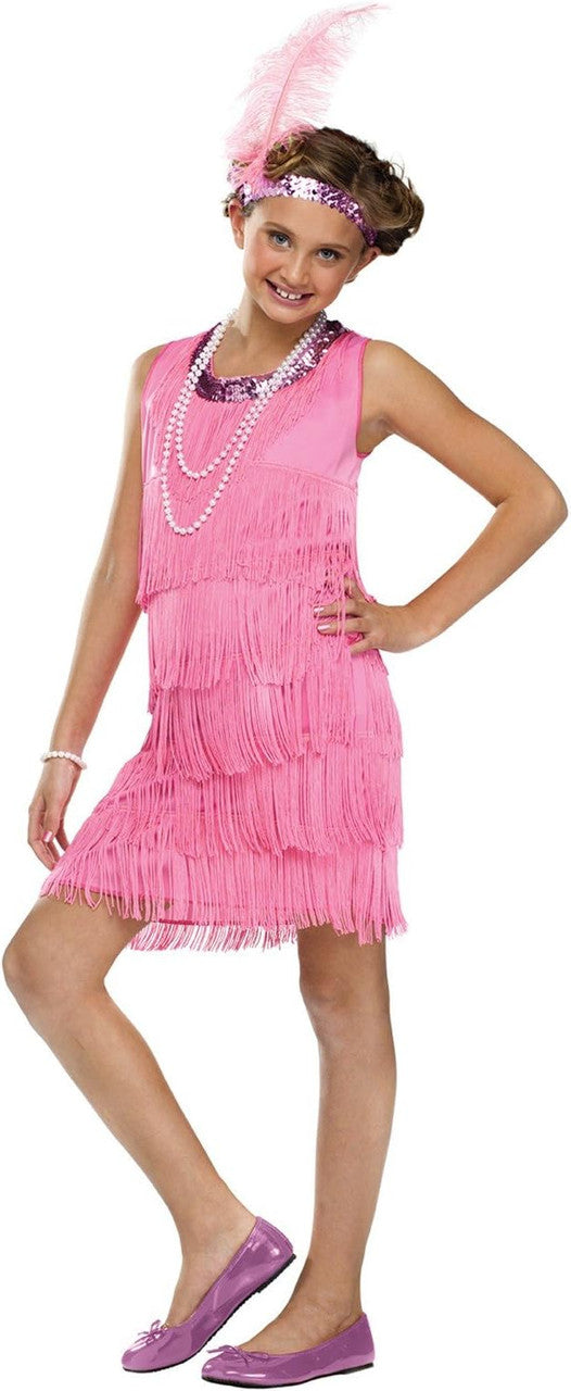 '20s Pink Flapper Child Costume