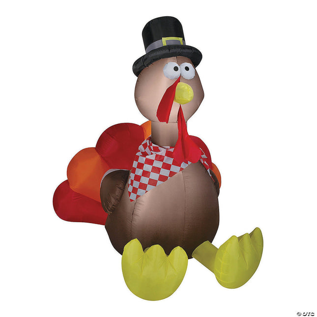 72" Inflatable Turkey Outdoor Decoration