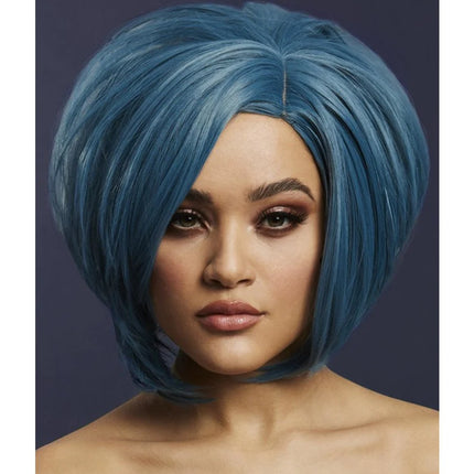 Petrol Blue Savanna Wig