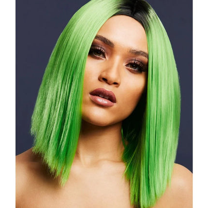 Lime Green Kylie Wig