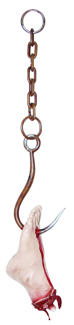 Bloody Foot on Hook