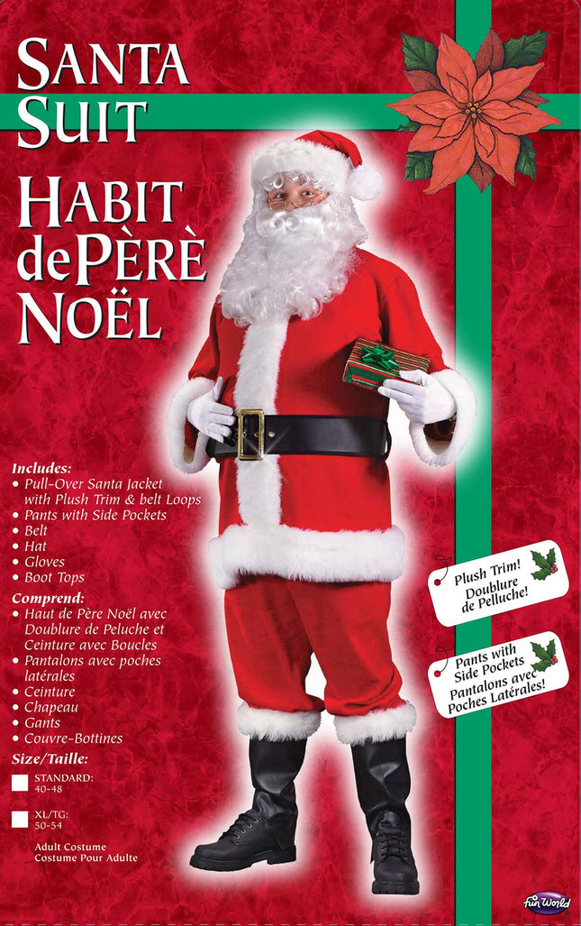 Flannel Santa Suit- packaging
