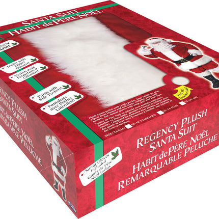 Regency Plush Red Santa Suit- package