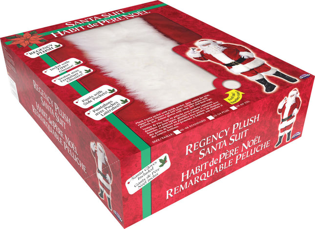 Regency Plush Red Santa Suit- package