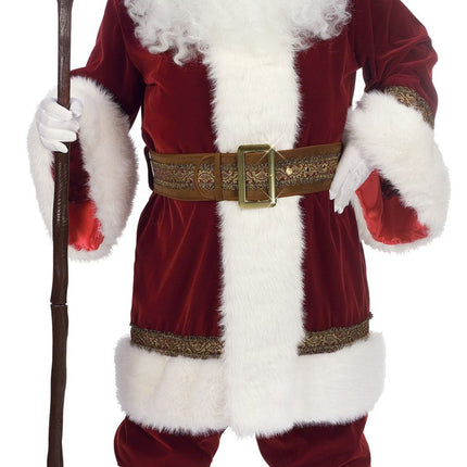 Deluxe Old Time Santa Costume- front view