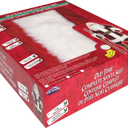 Deluxe Old Time Santa Costume- box