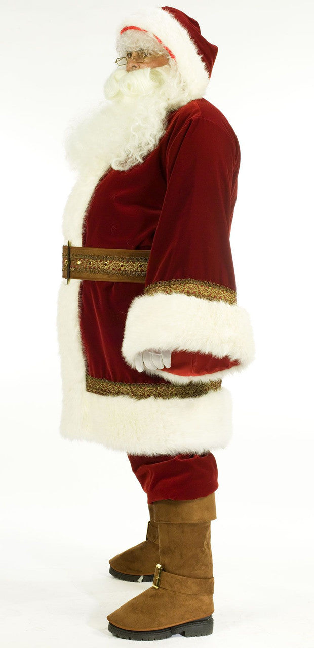 Deluxe Old Time Santa Costume- side view