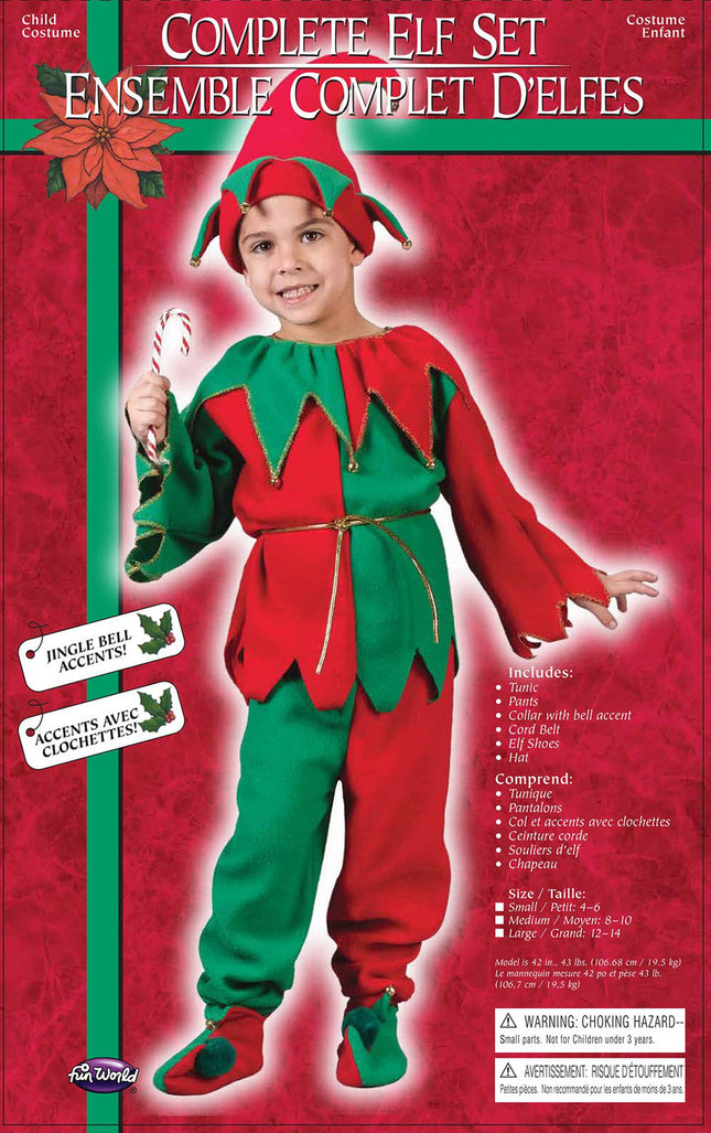 Elf Child Costume- packaging