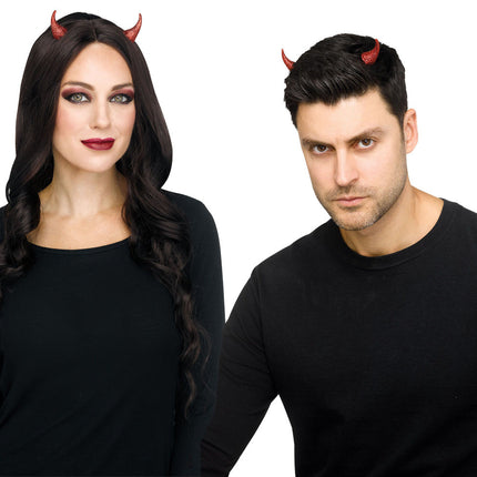 Clip-On Devil Horns- worn by models