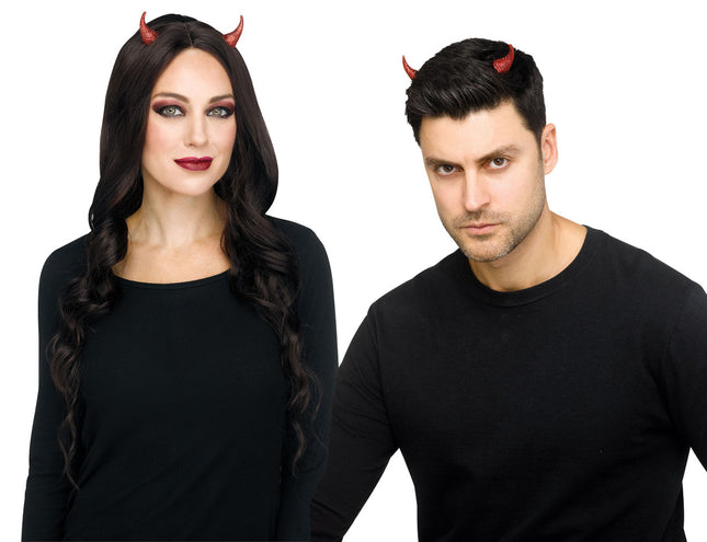 Clip-On Devil Horns- worn by models