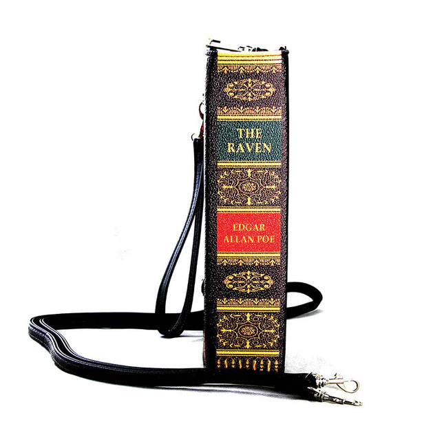 THE RAVEN VINTAGE BOOK CLUTCH BAG- Spine View