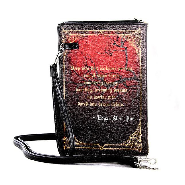 THE RAVEN VINTAGE BOOK CLUTCH BAG- Back View