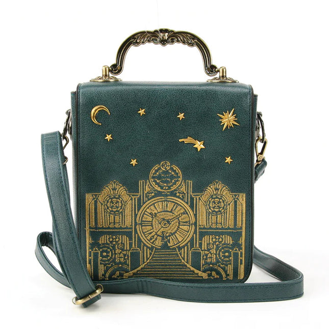 VINTAGE CLOCK RECTANGLE SHOULDER BAG- Back View
