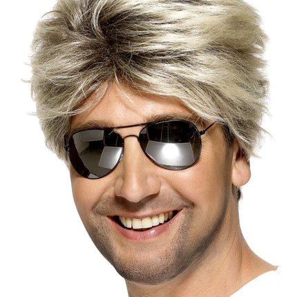 Blonde 80s Street Wig