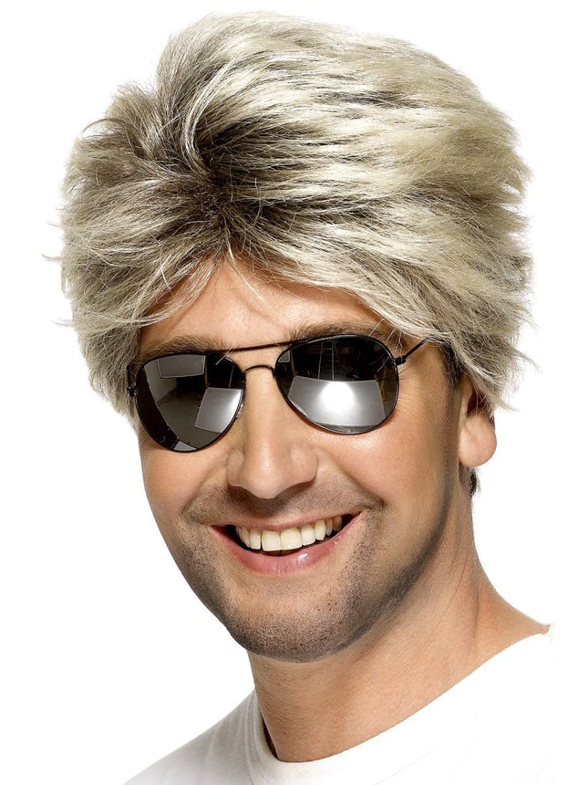 Blonde 80s Street Wig