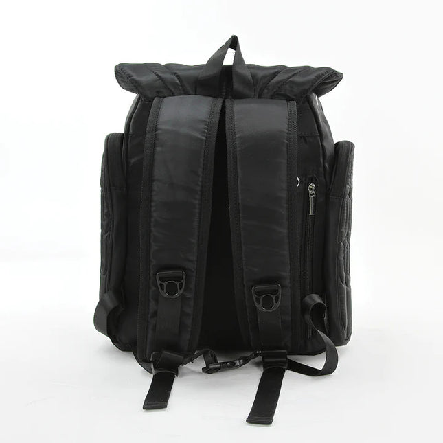 BLACK OWL BACKPACK- Back View