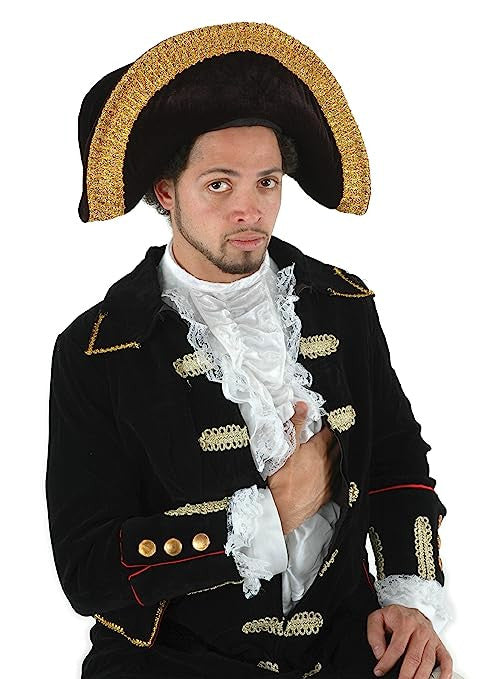 Tricorn Black Hat