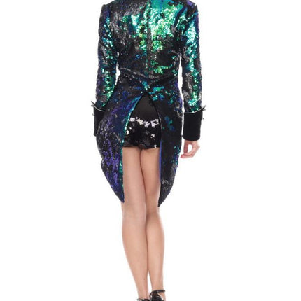 Sqn Tailcoat Peacock Blue