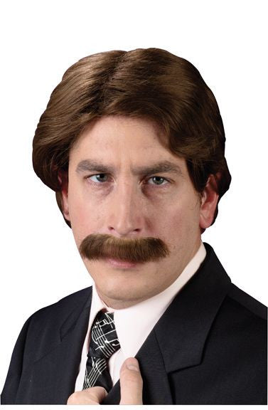70s Wig & Mustache Set