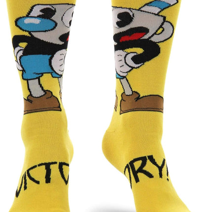 Mugman Victory! Crew Socks