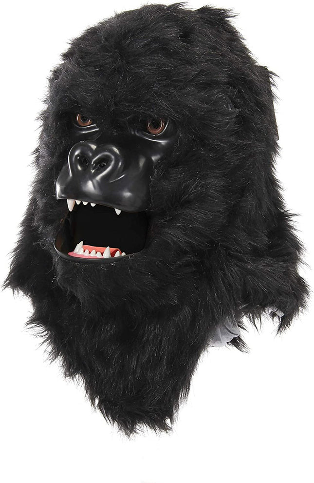 Gorilla Mouth Mover Mask- mouth open