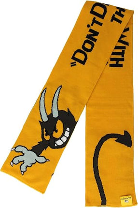 Cuphead The Devil Yellow Knit Scarf