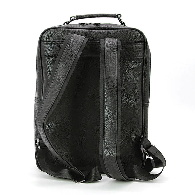 PROTRUDED SKULL RECTANGLE BACKPACK- Back View