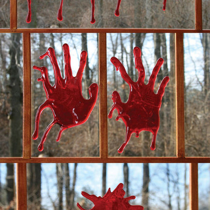 3-D Bloody Window Decor