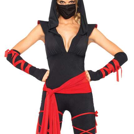 Deadly Ninja Adult Costume- front view